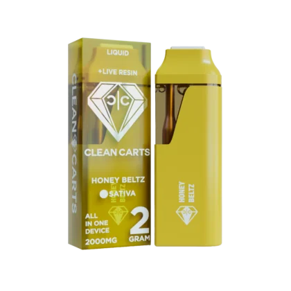 Honey Beltz disposable vape featuring a sweet honey candy flavor profile with smooth vapor production, designed for a rich and enjoyable vaping experience.