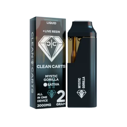 Mystic Gorilla disposable vape featuring a rich and exotic flavor profile with smooth airflow, consistent vapor production, and a sleek, portable design for an elevated vaping experience.