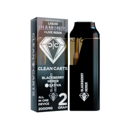 Blackberry Herer scented smoke odor eliminator candle featuring a rich blackberry and herbal fragrance designed to eliminate smoke and lingering odors indoors.